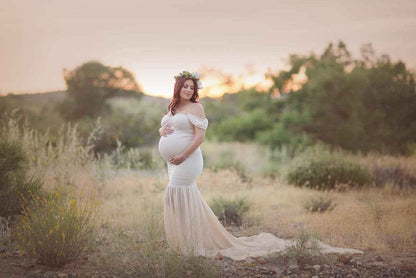 Odette's Chiffon Flutter Dress | Maternity Dress, baby shower gift - view 5 | TG Clothing Co. LLC