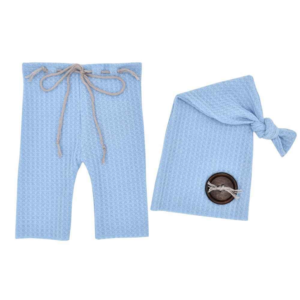 Uma's Newborn Photoshoot Pants & Long-Tail Hat Set — Image 10 | TG Clothing Co. LLC