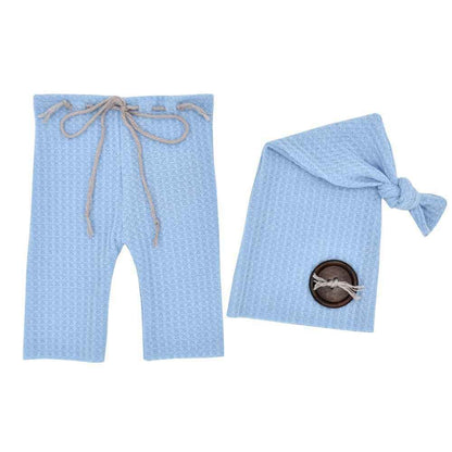 Uma's Newborn Photoshoot Pants & Long-Tail Hat Set | Baby Clothing, baby photo prop outfit - view 10 | TG Clothing Co. LLC