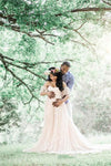 Francesca's Lace Trailing Photoshoot Dress | Maternity Dress, baby shower dress | TG Clothing Co. LLC