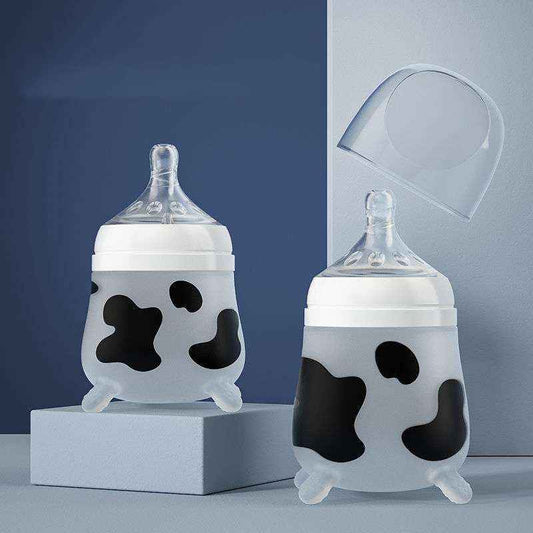 Yasmine's Newborn Silicone Anti-Fall Wide-Bore Feeding Bottle