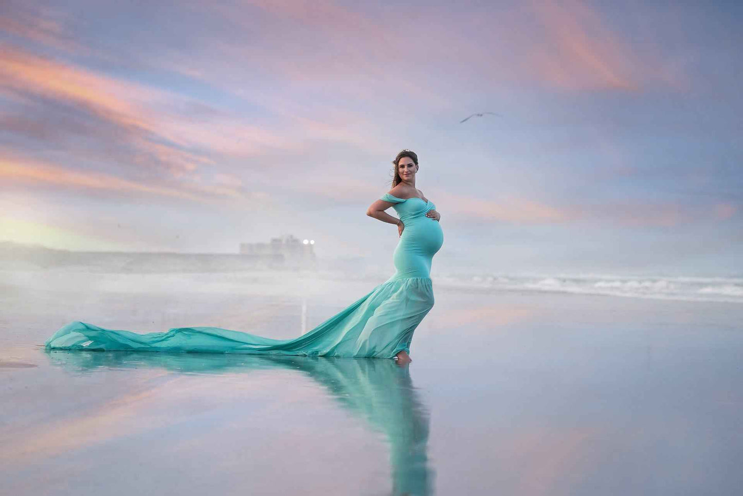 Odette's Chiffon Flutter Dress — Image 12 | TG Clothing Co. LLC