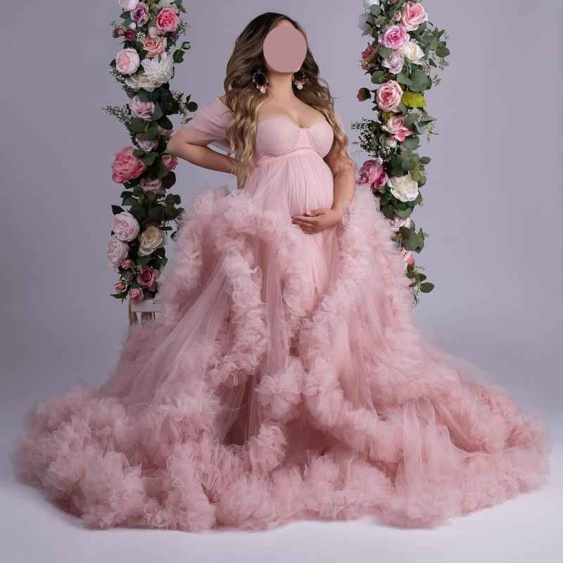 Zinnia's Maternity Photo Dress — Image 10 | TG Clothing Co. LLC