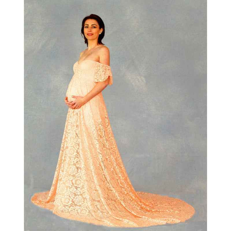 Francesca's Lace Trailing Photoshoot Dress — Image 5 | TG Clothing Co. LLC