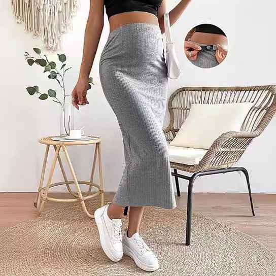Colette's Rib Knit Maternity Skirt — Image 1 | TG Clothing Co. LLC