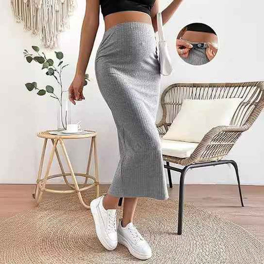 Colette's Rib Knit Maternity Skirt — Image 1 | TG Clothing Co. LLC