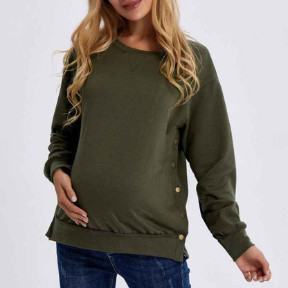 Brynn's Loose Maternity Sweater | Maternity Clothing, bump friendly sweater - view 11 | TG Clothing Co. LLC
