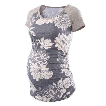 Fiorella's Maternity Tee | Maternity Clothing, bump friendly top - view 4 | TG Clothing Co. LLC
