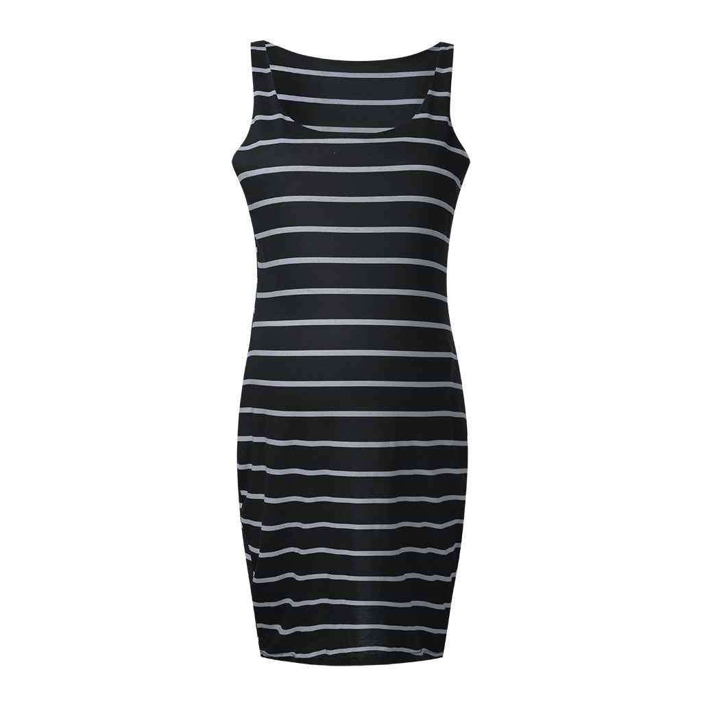 Topaz's Striped Maternity Vest Dress — Image 6 | TG Clothing Co. LLC