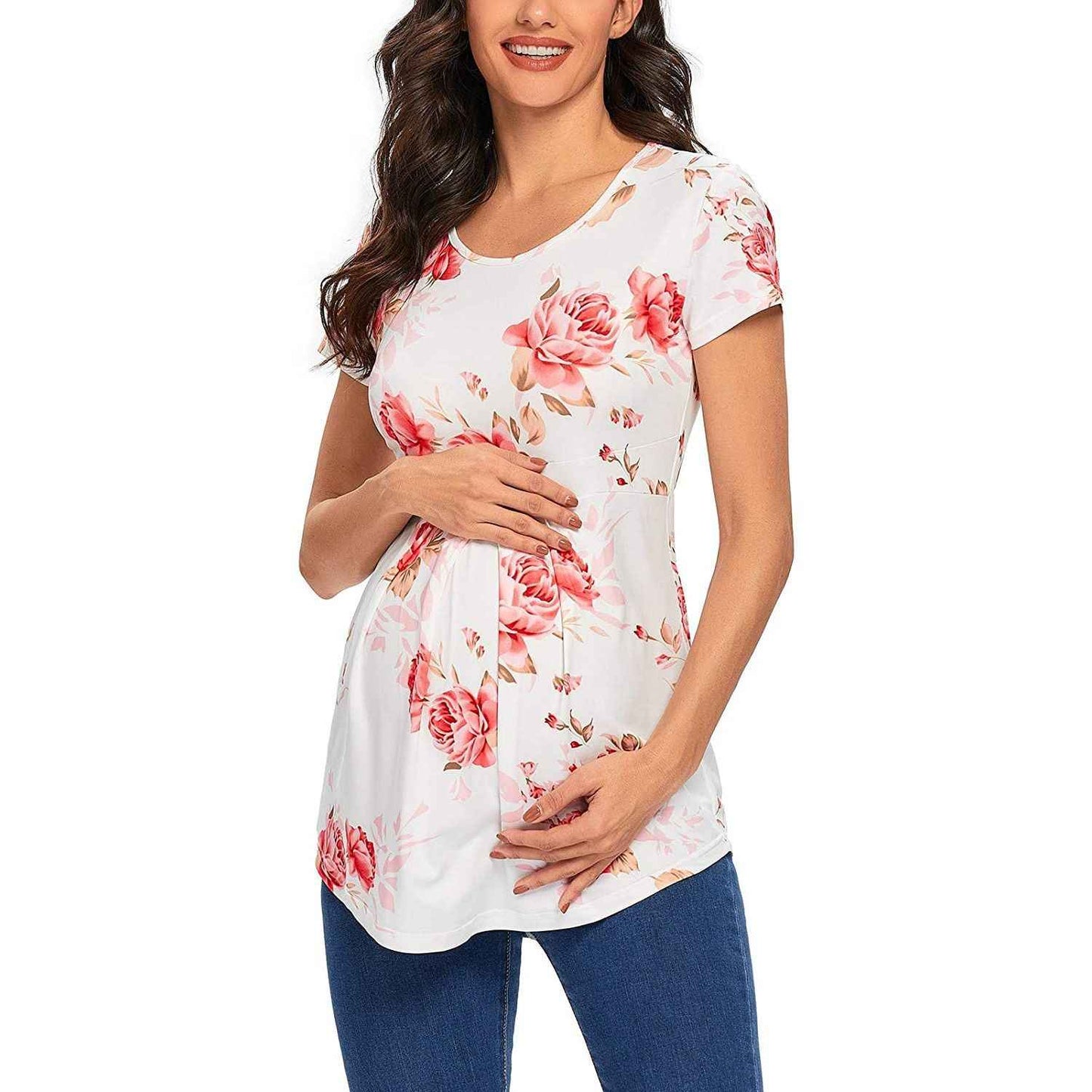 Zuri's Print Maternity Tee — Image 10 | TG Clothing Co. LLC