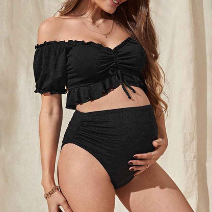 Paxa's Maternity Bikini Set | Maternity Swimsuit, bump friendly swimwear - view 4 | TG Clothing Co. LLC
