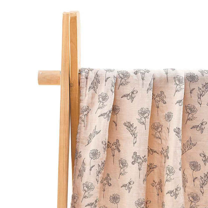 Soraya's Gauze Swaddle Blanket | Baby Bedding, baby shower gift - view 9 | TG Clothing Co. LLC