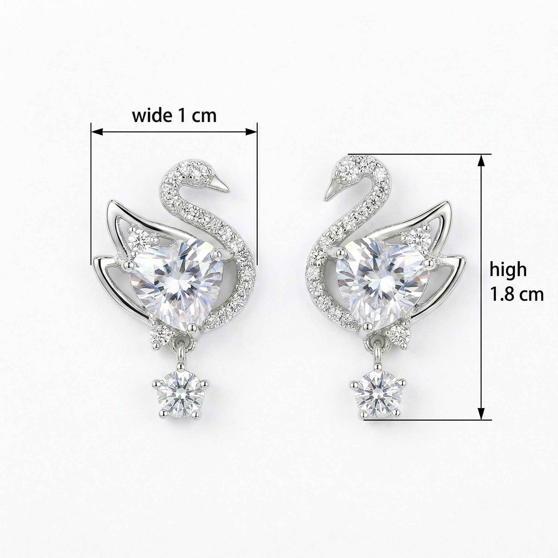 Swan's Earrings — Image 4 | TG Clothing Co. LLC