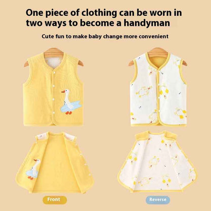 Fern's Baby Vest | Baby Clothing, baby layering top - view 2 | TG Clothing Co. LLC
