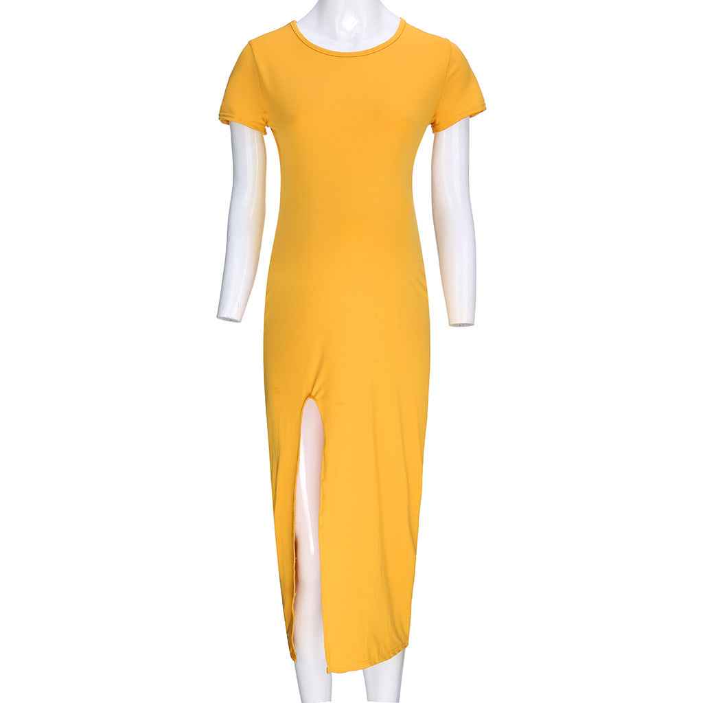 Cori's Retro Slit Maternity Dress — Image 8 | TG Clothing Co. LLC