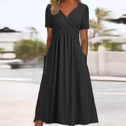 Jasmin's Maternity Dress | Maternity Dress, baby shower dress - view 5 | TG Clothing Co. LLC