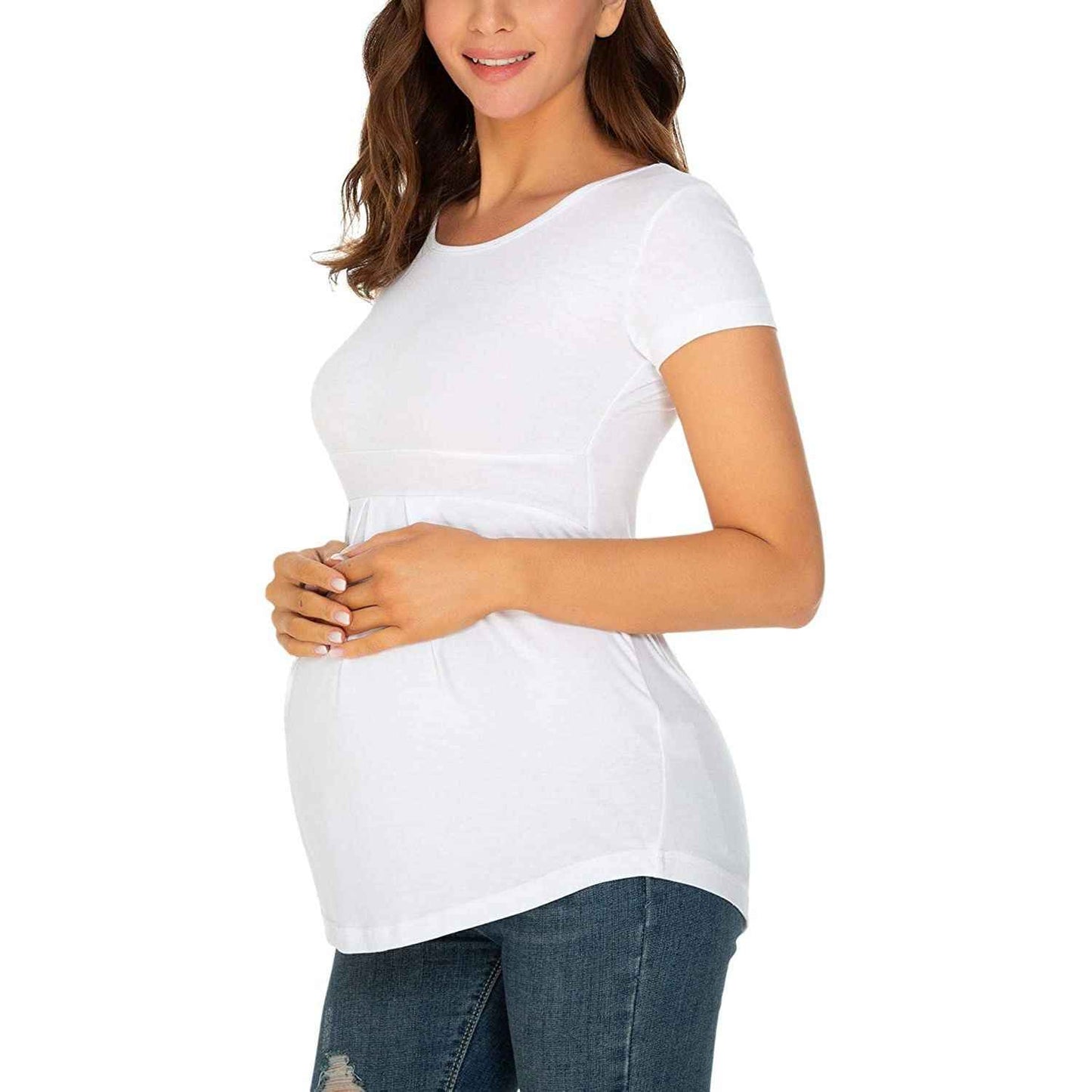 Zuri's Print Maternity Tee — Image 11 | TG Clothing Co. LLC