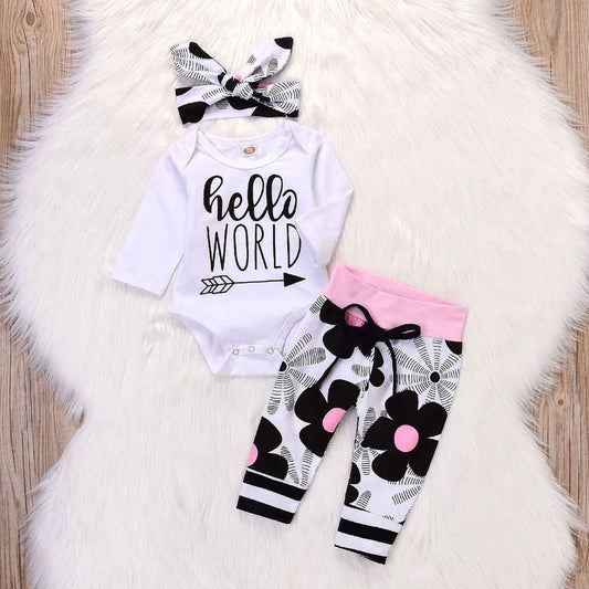 Mavis's Hello World 3-Piece Set — Image 1 | TG Clothing Co. LLC