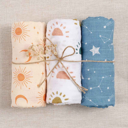 Winnie's Swaddle Blanket Set | Baby Bedding, 100% cotton swaddle - view 6 | TG Clothing Co. LLC
