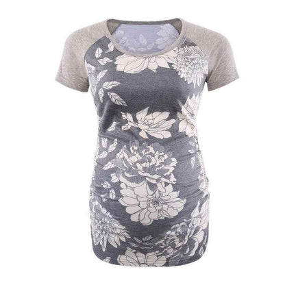 Fiorella's Maternity Tee | Maternity Clothing, bump friendly top - view 8 | TG Clothing Co. LLC
