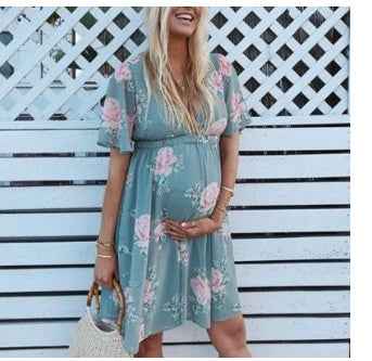 Tara's Bohemian Chiffon Maternity Dress — Image 4 | TG Clothing Co. LLC