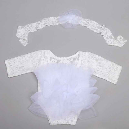 Vesper's Photoshoot Set | Baby Clothing, baby flower headdress - view 8 | TG Clothing Co. LLC
