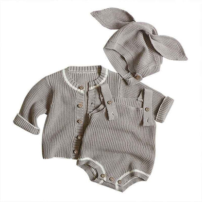 Autumn's Knit Romper | Baby Clothing, baby knit romper - view 3 | TG Clothing Co. LLC