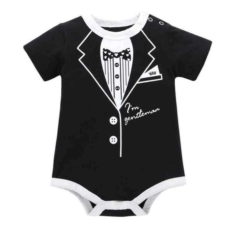 Zion's Cotton Short-Sleeve Triangle Romper — Image 3 | TG Clothing Co. LLC