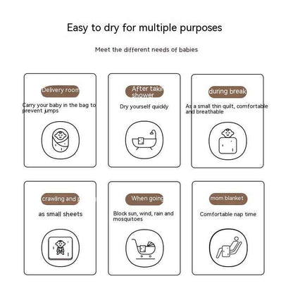 Audrey's Baby Bath Towel | Baby Bath, baby shower gift - view 2 | TG Clothing Co. LLC