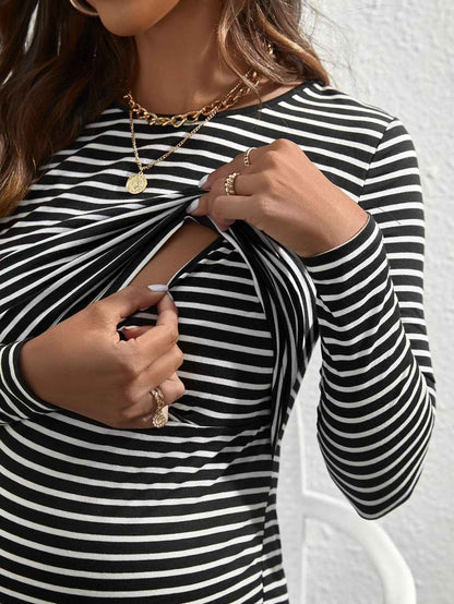 Yesenia's Maternity Dress | Maternity Clothing, bump friendly dress - view 2 | TG Clothing Co. LLC