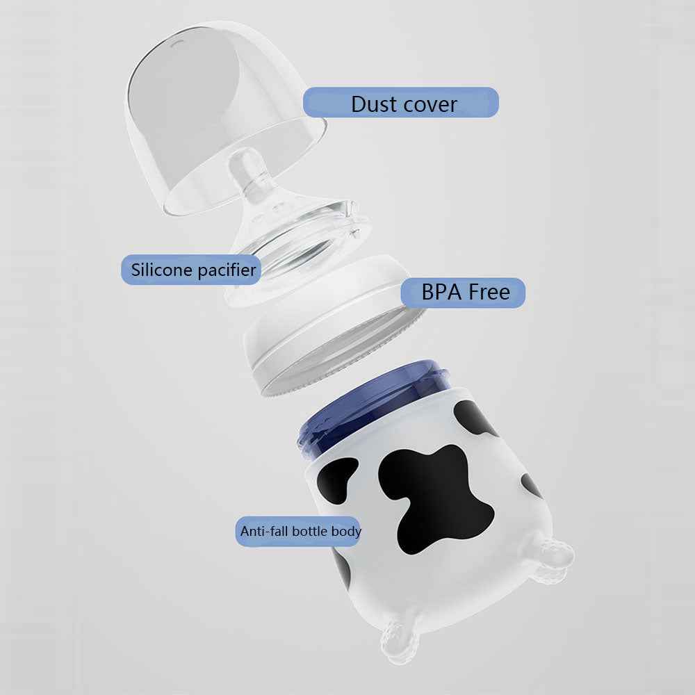 Yasmine's Newborn Silicone Anti-Fall Wide-Bore Feeding Bottle — Image 3 | TG Clothing Co. LLC