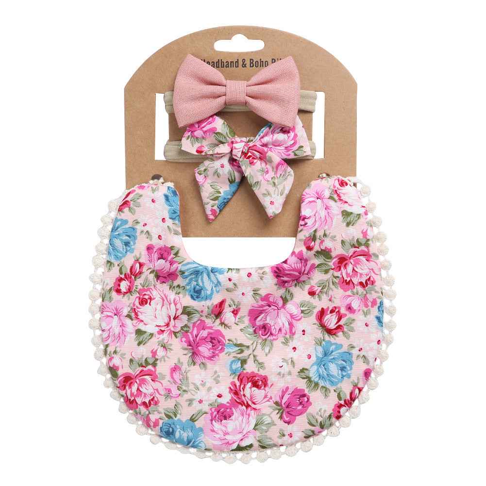 Quinby's Floral Bib & Headband Set — Image 5 | TG Clothing Co. LLC