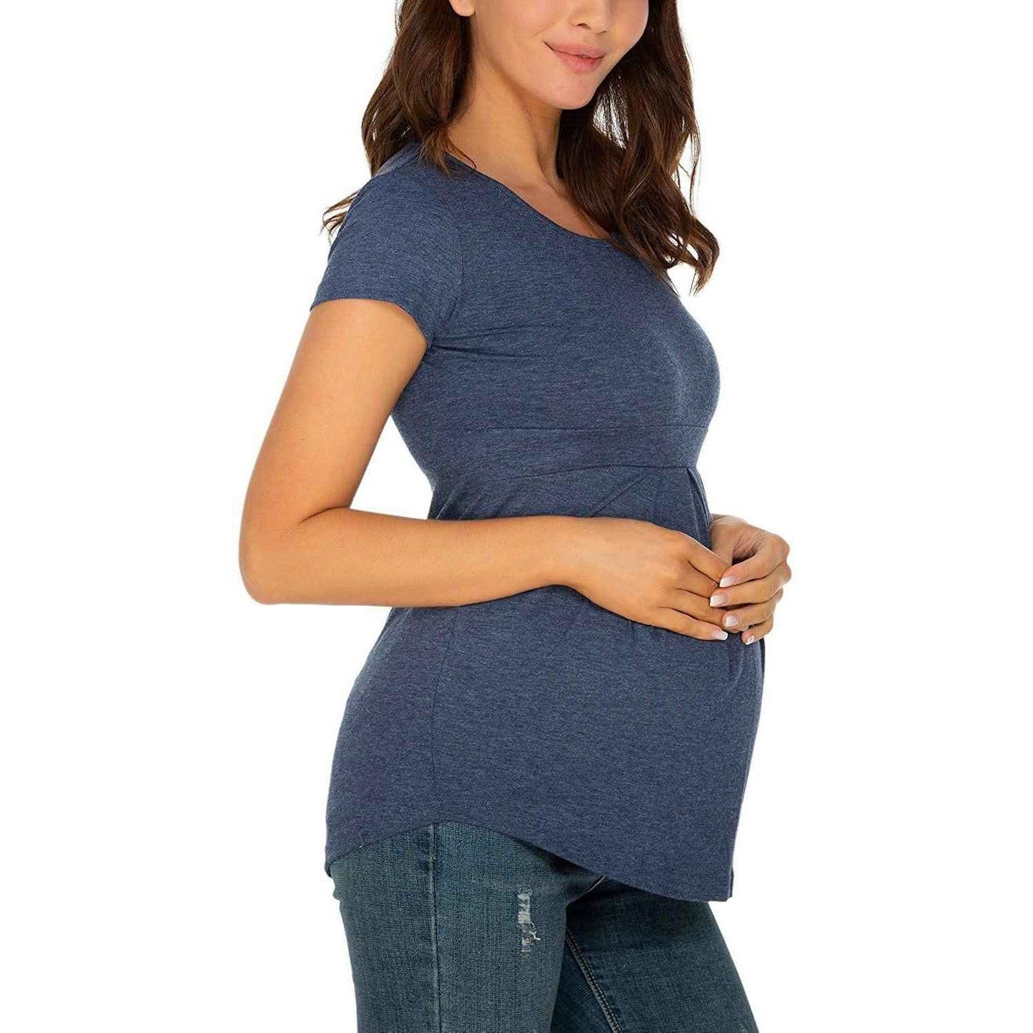 Zuri's Print Maternity Tee — Image 7 | TG Clothing Co. LLC