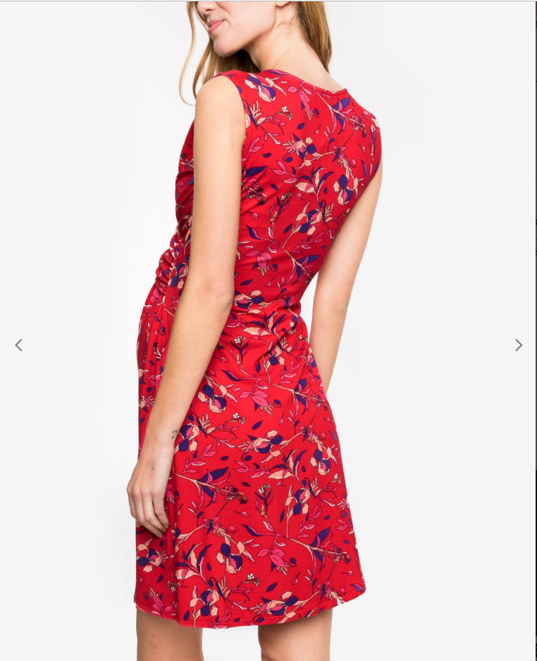 Sophia's V-Neck Maternity Dress — Image 6 | TG Clothing Co. LLC