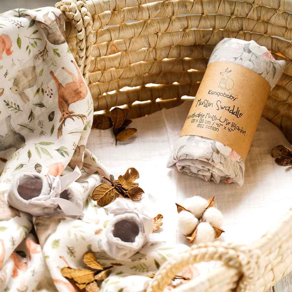 Soraya's Gauze Swaddle Blanket — Image 4 | TG Clothing Co. LLC