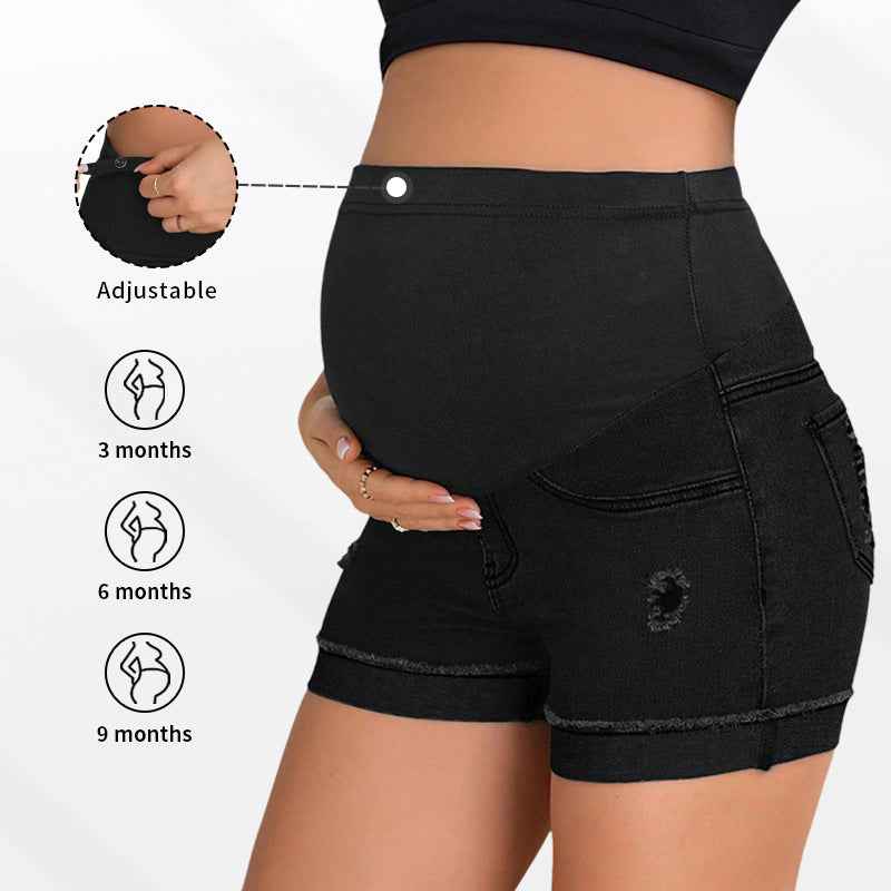 Brenna's Maternity Denim Shorts — Image 5 | TG Clothing Co. LLC