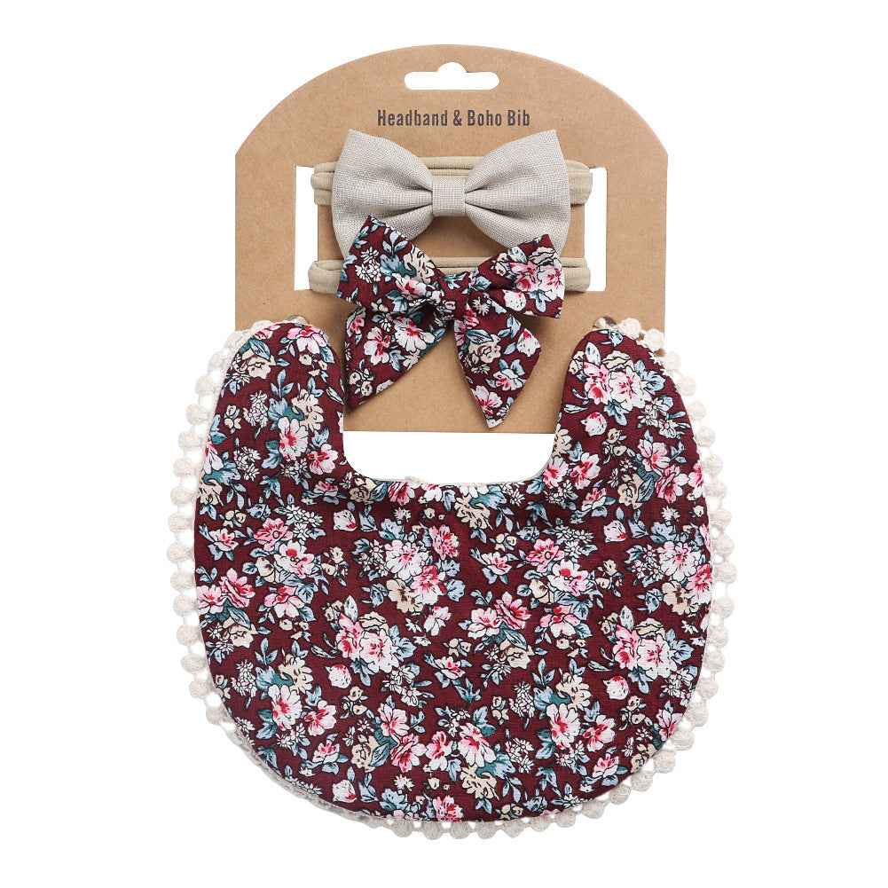 Quinby's Floral Bib & Headband Set — Image 6 | TG Clothing Co. LLC