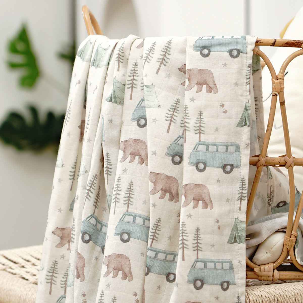 Soraya's Gauze Swaddle Blanket — Image 1 | TG Clothing Co. LLC