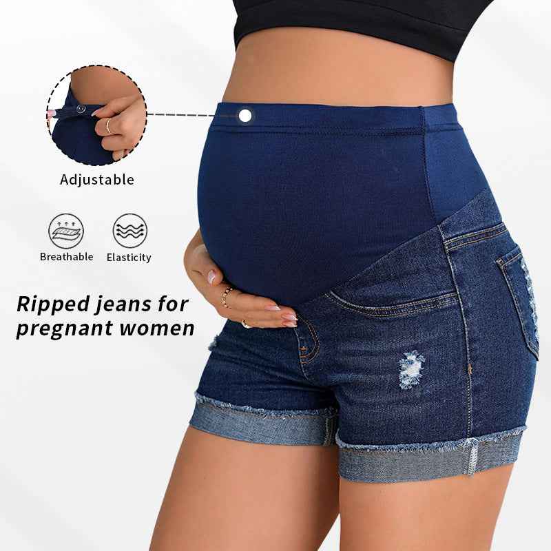 Brenna's Maternity Denim Shorts — Image 6 | TG Clothing Co. LLC