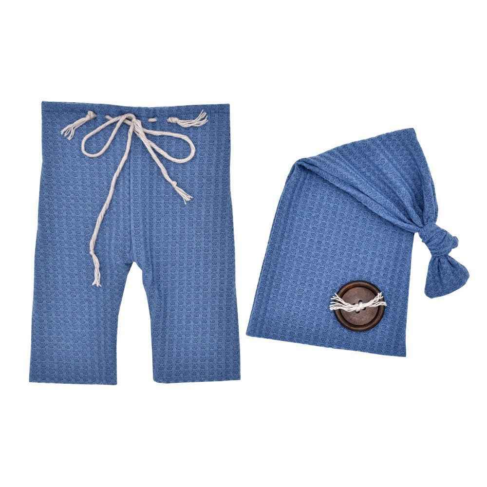 Uma's Newborn Photoshoot Pants & Long-Tail Hat Set — Image 9 | TG Clothing Co. LLC