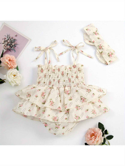 Alessandra's Summer Jumpsuit Set | Baby Clothing, baby girl jumpsuit set - view 6 | TG Clothing Co. LLC