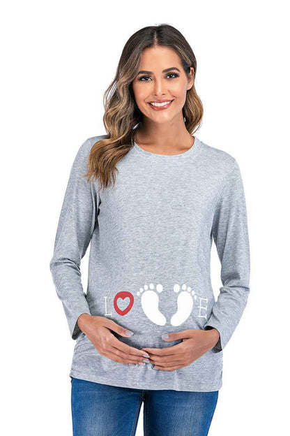 Cressida's Cotton Loose Maternity Top | Maternity Clothing, baby shower gift - view 8 | TG Clothing Co. LLC
