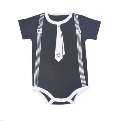 Zion's Cotton Short-Sleeve Triangle Romper | Baby Clothing, baby boutique - view 4 | TG Clothing Co. LLC