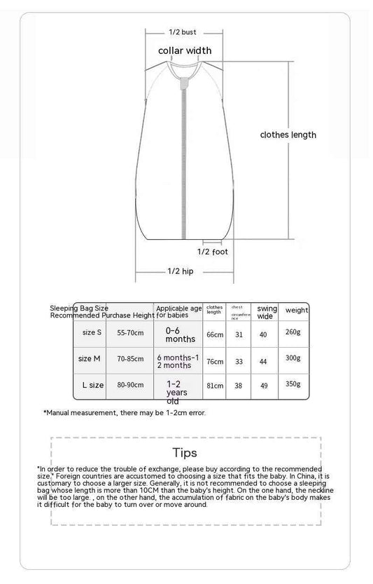 Wyla's Newborn Vest Sleeping Bag