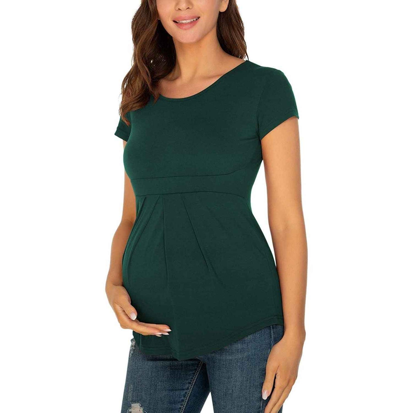 Zuri's Print Maternity Tee — Image 5 | TG Clothing Co. LLC
