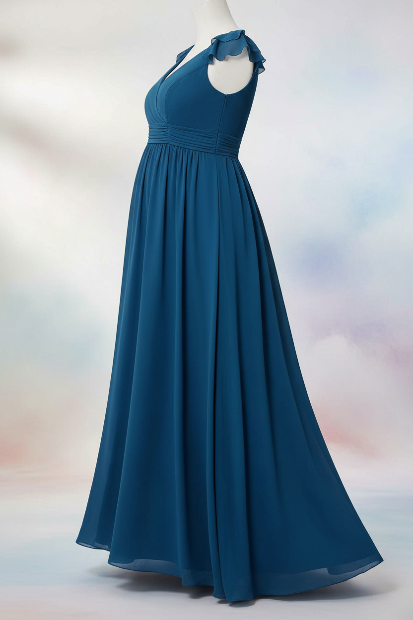 Arabella's Maternity Photoshoot Long Dress — Image 3 | TG Clothing Co. LLC